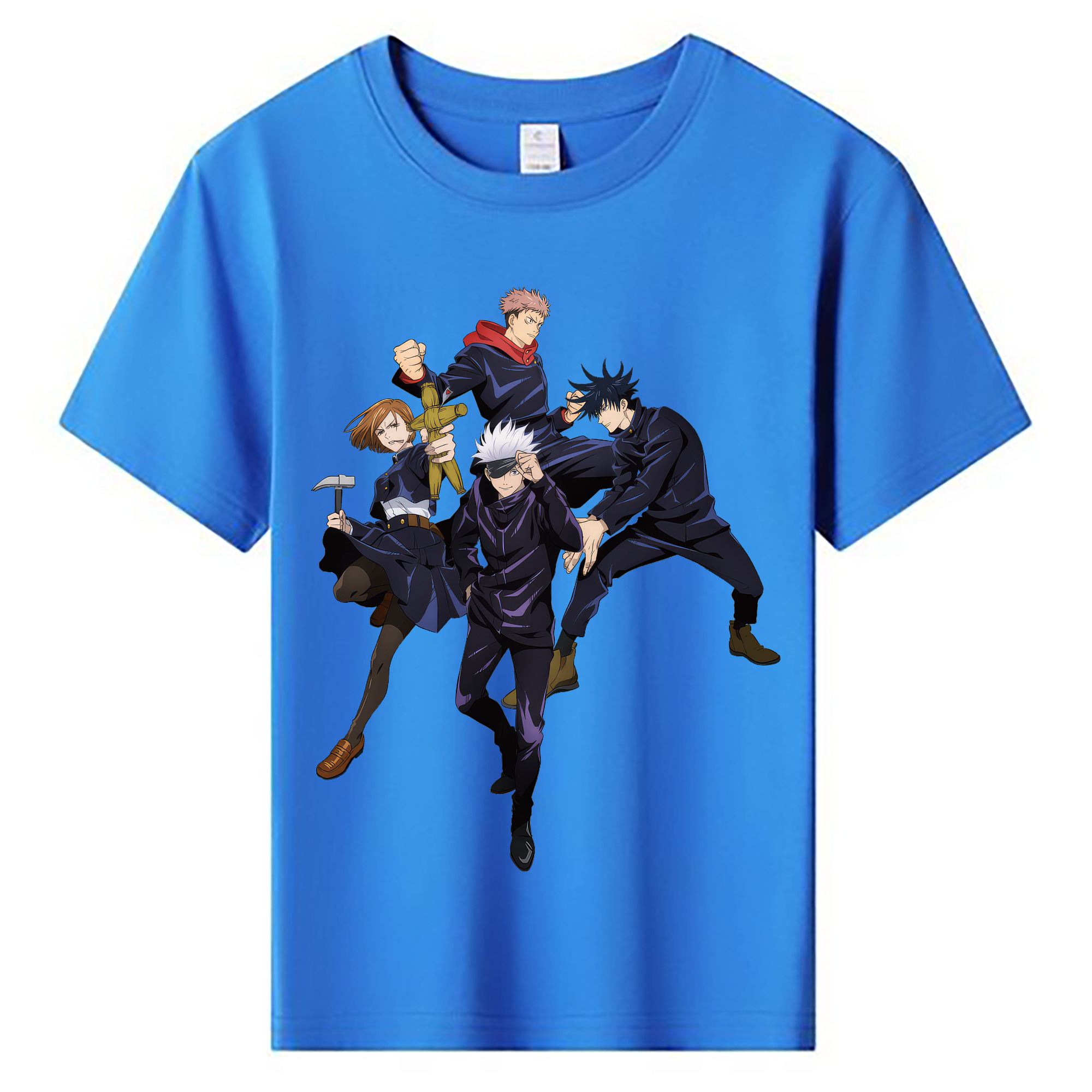 （画像用） 呪術廻戦 Jujutsu Kaisen 綿100％キッズTシャツ（フロントプリント）